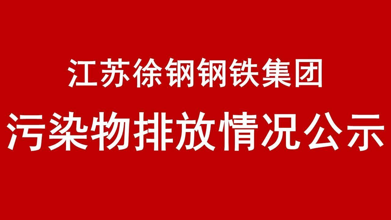 江蘇徐鋼鋼鐵集團(tuán)有限公司2019年有毒有害物質(zhì)排放情況報告